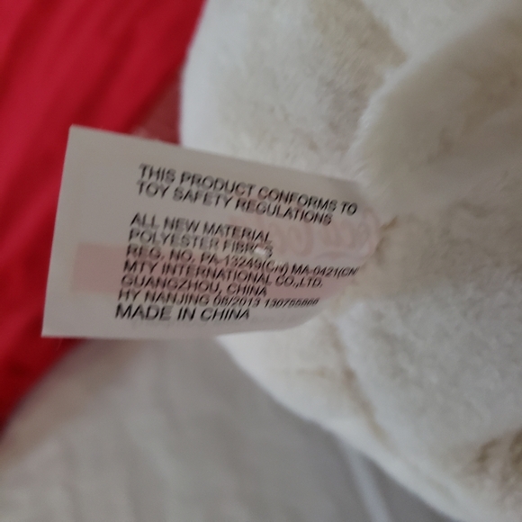 NWT 2013 Coca Cola Coke White Plush Polar Bear Scarf 7" Toy Stuffed Animal Sit - Picture 7 of 13